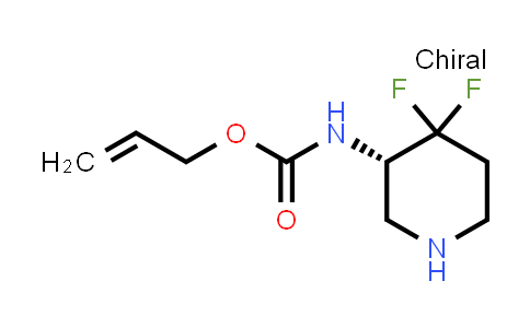 MC848163 | 2838445-16-0 | allyl N-[(3S)-4,4-difluoro-3-piperidyl]carbamate