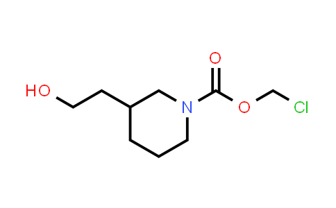 2145887-22-3 | chloromethyl 3-(2-hydroxyethyl)piperidine-1-carboxylate