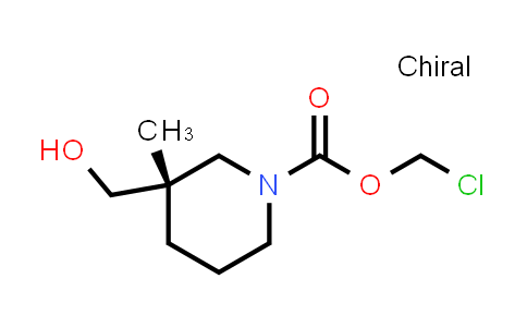 2381917-37-7 | chloromethyl (3S)-3-(hydroxymethyl)-3-methylpiperidine-1-carboxylate