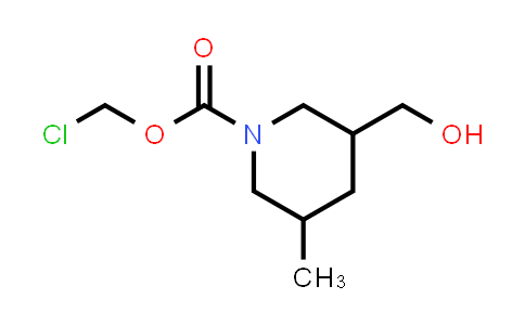 2168140-90-5 | chloromethyl 3-(hydroxymethyl)-5-methylpiperidine-1-carboxylate