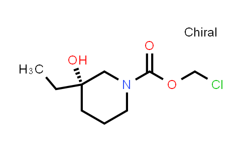 2382423-51-8 | chloromethyl (3S)-3-ethyl-3-hydroxypiperidine-1-carboxylate