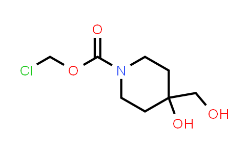 MC848226 | 2142409-65-0 | chloromethyl 4-hydroxy-4-(hydroxymethyl)piperidine-1-carboxylate