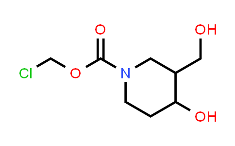 2168418-37-7 | chloromethyl 4-hydroxy-3-(hydroxymethyl)piperidine-1-carboxylate