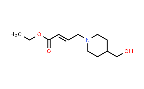 1564043-15-7 | ethyl 4-[4-(hydroxymethyl)piperidin-1-yl]but-2-enoate