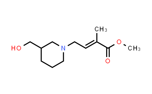 1563156-84-2 | methyl 4-[3-(hydroxymethyl)piperidin-1-yl]-2-methylbut-2-enoate