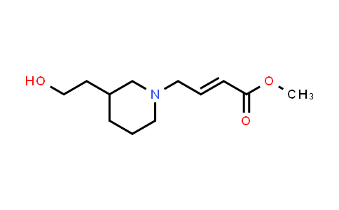 1883188-39-3 | methyl 4-[3-(2-hydroxyethyl)piperidin-1-yl]but-2-enoate