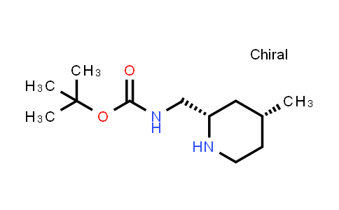 1955499-71-4 | Carbamic acid, N-[[(2R,4S)-4-methyl-2-piperidinyl]methyl]-, 1,1-dimethylethyl ester, rel-