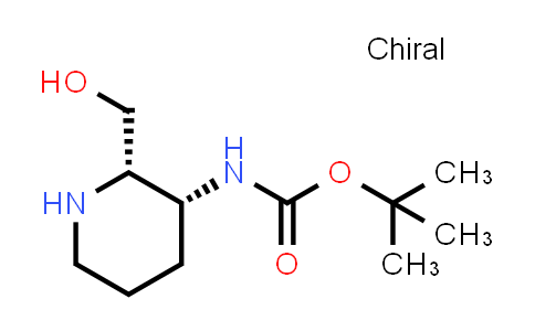 2734867-77-5 | Carbamic acid, N-[(2R,3S)-2-(hydroxymethyl)-3-piperidinyl]-, 1,1-dimethylethyl ester, rel-
