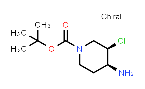 MC848560 | 907545-20-4 | 1-Piperidinecarboxylic acid, 4-amino-3-chloro-, 1,1-dimethylethyl ester, (3R,4S)-rel-