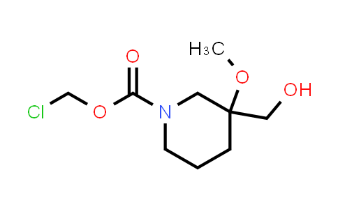 2145552-57-2 | chloromethyl 3-(hydroxymethyl)-3-methoxypiperidine-1-carboxylate
