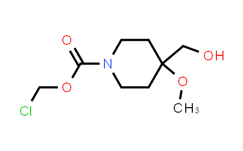 MC848597 | 2144387-76-6 | chloromethyl 4-(hydroxymethyl)-4-methoxypiperidine-1-carboxylate