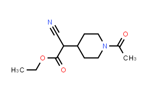 2987044-17-5 | ethyl 2-(1-acetylpiperidin-4-yl)-2-cyanoacetate