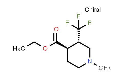 2766053-02-3 | ethyl trans-1-methyl-3-(trifluoromethyl)piperidine-4-carboxylate