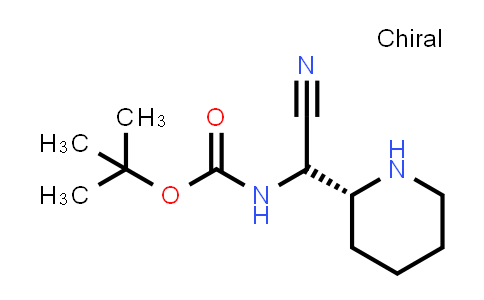 2351555-61-6 | Carbamic acid, N-[cyano(2R)-2-piperidinylmethyl]-, 1,1-dimethylethyl ester