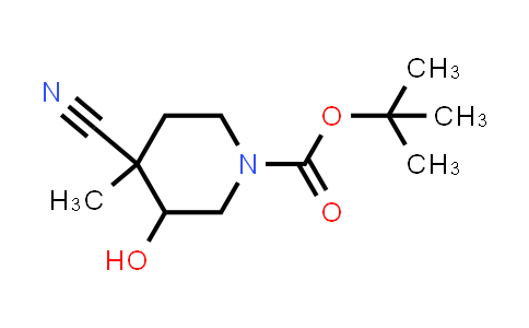 DY848644 | 2090086-48-7 | 1-Piperidinecarboxylic acid, 4-cyano-3-hydroxy-4-methyl-, 1,1-dimethylethyl ester