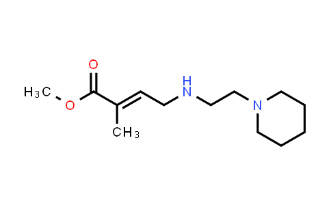 1982382-55-7 | methyl 2-methyl-4-{[2-(piperidin-1-yl)ethyl]amino}but-2-enoate