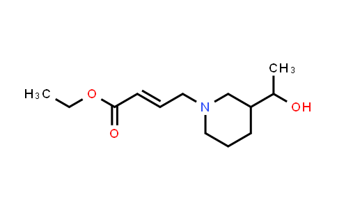 2154429-51-1 | ethyl 4-[3-(1-hydroxyethyl)piperidin-1-yl]but-2-enoate
