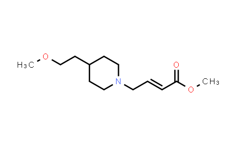 MC848705 | 2149011-44-7 | methyl 4-[4-(2-methoxyethyl)piperidin-1-yl]but-2-enoate