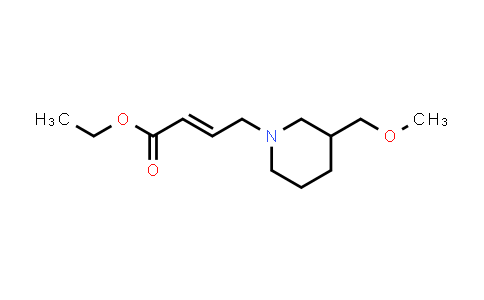 1922221-45-1 | ethyl 4-[3-(methoxymethyl)piperidin-1-yl]but-2-enoate