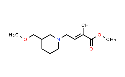 1922311-45-2 | methyl 4-[3-(methoxymethyl)piperidin-1-yl]-2-methylbut-2-enoate
