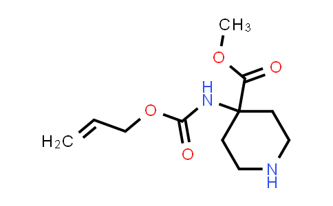 2219351-78-5 | methyl 4-{[(prop-2-en-1-yloxy)carbonyl]amino}piperidine-4-carboxylate