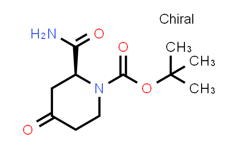 330194-83-7 | tert-butyl (2S)-2-carbamoyl-4-oxopiperidine-1-carboxylate