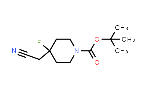 2109669-57-8 | 1-Piperidinecarboxylic acid, 4-(cyanomethyl)-4-fluoro-, 1,1-dimethylethyl ester