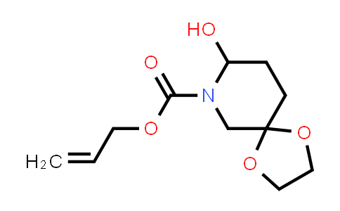 2703047-38-3 | prop-2-en-1-yl 8-hydroxy-1,4-dioxa-7-azaspiro[4.5]decane-7-carboxylate