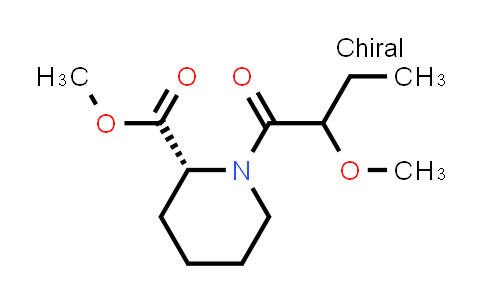 2992093-41-9 | methyl (2R)-1-(2-methoxybutanoyl)piperidine-2-carboxylate
