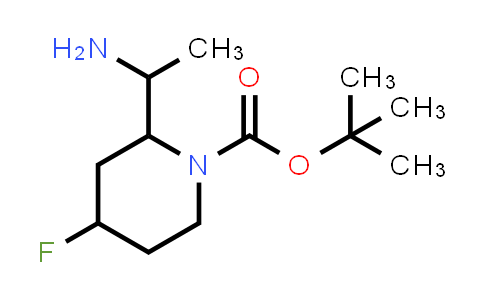 MC848993 | 2357752-87-3 | tert-butyl 2-(1-aminoethyl)-4-fluoropiperidine-1-carboxylate