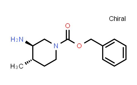CAS No. 2165360-52-9, benzyl (3R,4S)-3-amino-4-methyl-piperidine-1-carboxylate