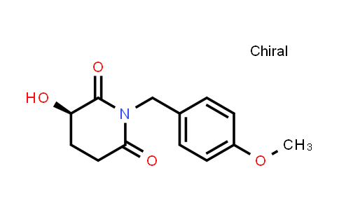 CAS No. 1045720-25-9, (3R)-3-hydroxy-1-[(4-methoxyphenyl)methyl]piperidine-2,6-dione