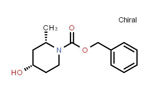 CAS No. 1290191-74-0, benzyl (2S,4S)-4-hydroxy-2-methylpiperidine-1-carboxylate