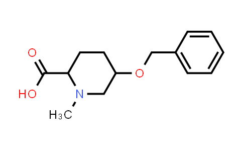 CAS No. 1518317-13-9, 5-(benzyloxy)-1-methylpiperidine-2-carboxylic acid
