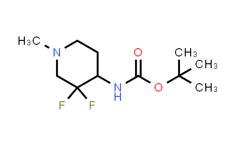 CAS No. 2375195-74-5, tert-butyl N-(3,3-difluoro-1-methylpiperidin-4-yl)carbamate