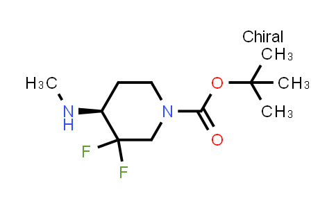 CAS No. 2820191-00-0, tert-butyl (4S)-3,3-difluoro-4-(methylamino)piperidine-1-carboxylate