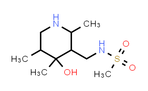 DY849126 | 2366182-06-9 | N-[(4-hydroxy-2,4,5-trimethyl-3-piperidyl)methyl]methanesulfonamide