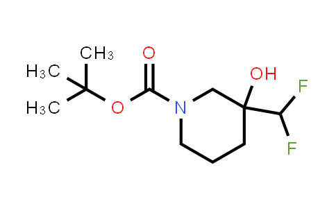 CAS No. 1697831-08-5, tert-butyl 3-(difluoromethyl)-3-hydroxypiperidine-1-carboxylate