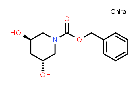 CAS No. 2679826-47-0, benzyl (3R,5R)-3,5-dihydroxypiperidine-1-carboxylate