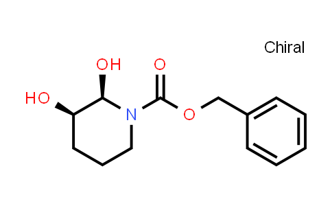 CAS No. 2229854-33-3, benzyl (2R,3R)-2,3-dihydroxypiperidine-1-carboxylate