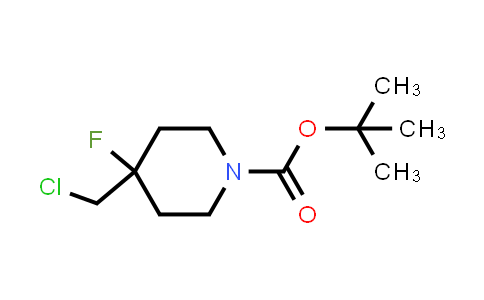 CAS No. 2825746-98-1, tert-butyl 4-(chloromethyl)-4-fluoropiperidine-1-carboxylate
