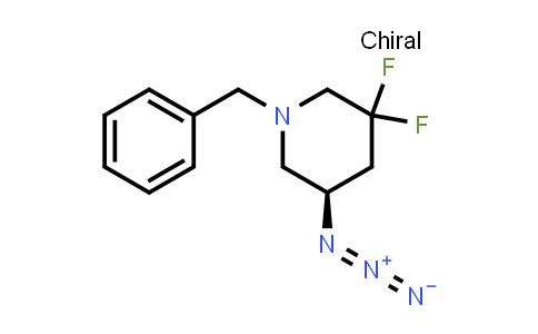 CAS No. 1318129-26-8, (5R)-5-azido-1-benzyl-3,3-difluoro-piperidine