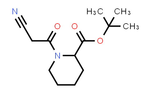 CAS No. 2994420-67-4, tert-butyl 1-(2-cyanoacetyl)piperidine-2-carboxylate