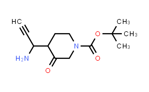 DY849170 | 2357737-01-8 | 1-Piperidinecarboxylic acid, 4-(1-amino-2-propyn-1-yl)-3-oxo-, 1,1-dimethylethyl ester