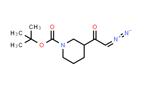 CAS No. 1796553-29-1, 1-Piperidinecarboxylic acid, 3-(2-diazoacetyl)-, 1,1-dimethylethyl ester