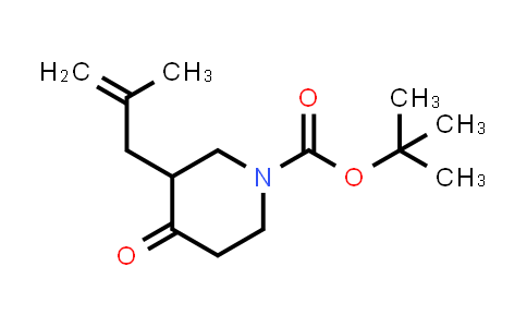 CAS No. 1700002-83-0, tert-butyl 3-(2-methylprop-2-en-1-yl)-4-oxopiperidine-1-carboxylate