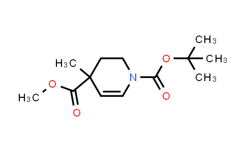 DY849231 | 2786702-32-5 | 1-tert-butyl 4-methyl 4-methyl-1,2,3,4-tetrahydropyridine-1,4-dicarboxylate