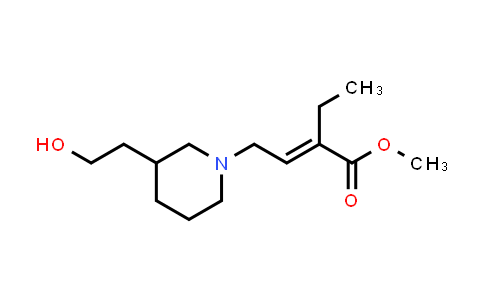 1966489-00-8 | methyl 2-ethyl-4-[3-(2-hydroxyethyl)piperidin-1-yl]but-2-enoate