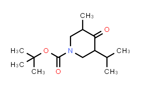 CAS No. 2920396-77-4, tert-butyl 3-isopropyl-5-methyl-4-oxo-piperidine-1-carboxylate