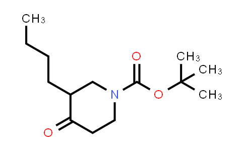CAS No. 1260787-82-3, tert-butyl 3-butyl-4-oxopiperidine-1-carboxylate